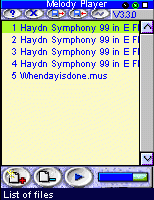 Melody Player screenshot