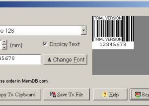 MemDB Barcode Maker screenshot