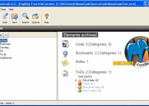 software - MemoCode 6.0 screenshot