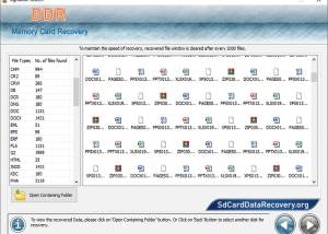 Memory Card Data Recovery Software screenshot