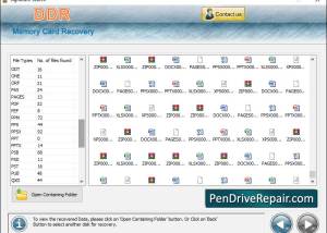 software - Memory Card Data Repair Software 6.3.1.2 screenshot