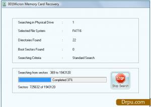 Memory Card Data Restore screenshot