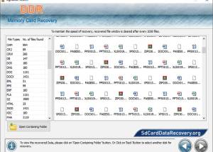 Memory Card Recovery Data Software screenshot