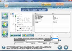 Memory Card Recovery Program screenshot