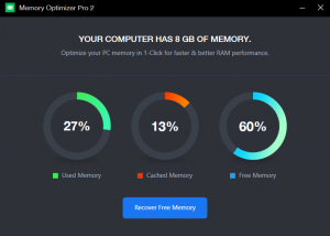 software - Memory Optimizer 2 2.1.0 screenshot