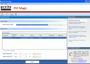software - Merge Outlook PST Utility 2.2 screenshot