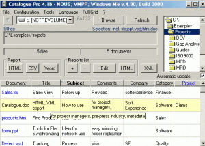 software - MetaDataMiner Catalogue PRO 4.2.26 screenshot