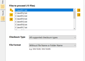 Metamorphosec Checksum File Creator screenshot