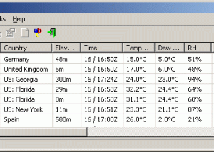 software - MetarWeather 1.77 screenshot