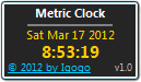 software - Metric Clock 1.9 screenshot
