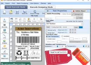 software - MICR 2D Barcode Labels 7.7.7.0 screenshot