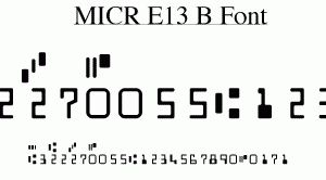 software - MICR E13B Match font 6.2.0 screenshot
