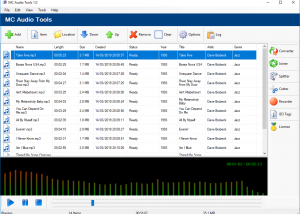 software - Microncode Audio Tools 1.0 screenshot