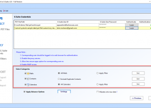 software - Microsoft Outlook to Google Apps 3.0 screenshot