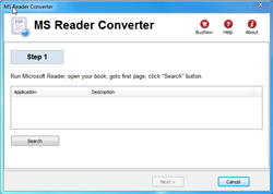 software - Microsoft Reader Converter 1.3.8 screenshot