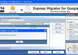 software - Migrate Outlook to Google Apps 3.0 screenshot
