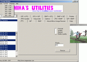 software - Mihov Image Resizer 1.2 screenshot