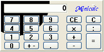 software - Mini Calculator 1.0.5.0 screenshot