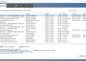 Mirekusoft Install Monitor screenshot