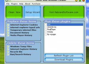 software - Mister Alibi Windows Cleaner 2.1 screenshot