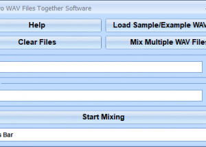 software - Mix Two WAV Files Together Software 7.0 screenshot