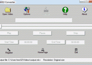 software - MKV Converter 1.3.1.5 screenshot