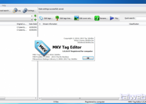 software - MKV Tag Editor 1.0.225.418 screenshot