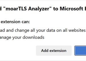 Full moarTLS Analyzer screenshot