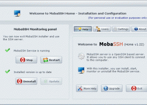 software - MobaSSH 1.60 screenshot