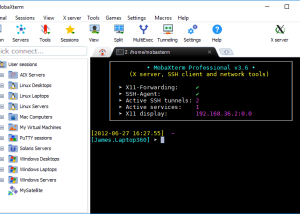 MobaXterm screenshot