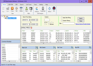 software - Mobile CDR Analysis 3.0 screenshot