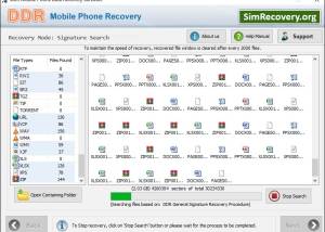 Mobile Data Recovery Software screenshot