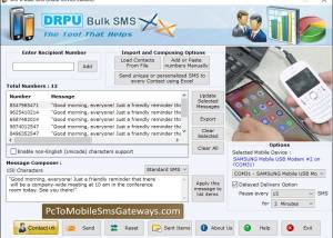 Mobile SMS Gateways screenshot