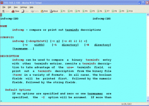 software - Mocha W32 Telnet/SSH 6.3 screenshot