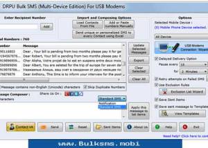 Modem Bulk SMS screenshot