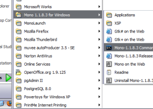 software - Mono for Windows 6.12.0.199 screenshot