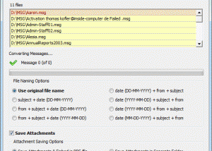 software - Move MSG File to PDF 4.2 screenshot