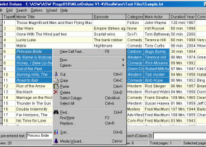 software - Movielist Deluxe 1.6.0.0 screenshot