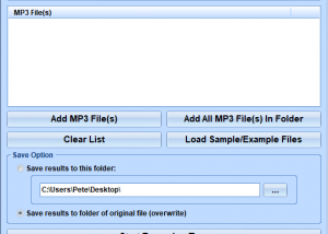 MP3 Remove ID3 Tags From Multiple Files Software screenshot