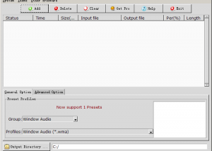 MP3 WMA Converter Express screenshot