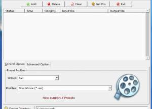 software - MPEG AVI Converter 1.0.1 screenshot