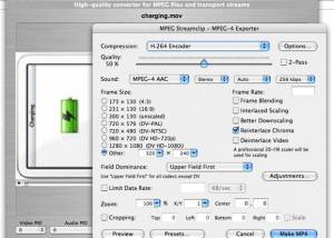 software - MPEG Streamclip 1.2.1 Beta 6 screenshot