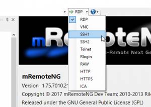 Full mRemoteNG Portable screenshot