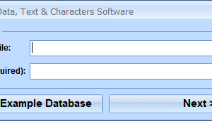 MS Access Add Data, Text & Characters Software screenshot