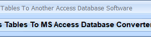 MS Access Copy Tables To Another Access Database Software screenshot