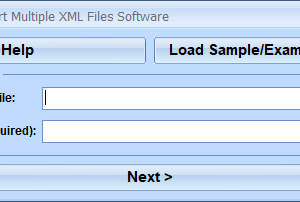 MS Access Import Multiple XML Files Software screenshot