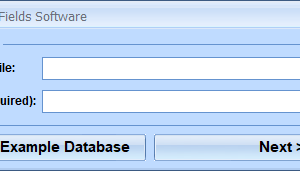 MS Access Split Fields Software screenshot