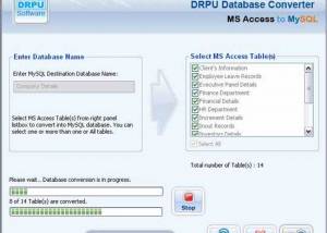 software - MS Access to MySQL Database Converter 8.5.4.6 screenshot