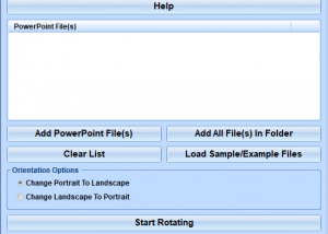 MS PowerPoint Rotate Multiple Presentations Software screenshot