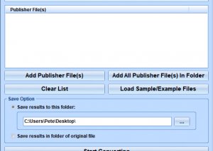 software - MS Publisher To MS Word Converter Software 7.0 screenshot